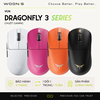 Chuột Gaming Không Dây VGN Dragonfly 3 Series, PAW3395 Extreme, Nordic 54L15, Delay 0.175ms, 56g, Lớp Phủ Ice-Feel Coating, Pin 500mAh