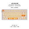 Bàn Phím Gaming HE Atk Rs7 Air, Polling Rate 8K, Độ Chính Xác 0.001mm, Scan Rate 256K, Độ Trễ 0.08ms, RGB 16.8 triệu màu