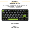 VGN Neon 75 | Bàn Phím Phím Từ Tính Chuyên Game Pin 8000mAh, 8K Hz, Độ Trễ 0.1ms, Scan Rate 256K, Accuracy 0.005mm, RGB 16.8 Triệu Màu