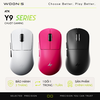 Chuột Gaming Không Dây ATK Dragonfly Y9 Series, PAW3950 Ultra, Nordic 54L15, ApexShark MAX, Pin 800mAh , 800H, ~55g, Dongle GEM 8K