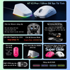 Chuột Gaming Không Dây Mchose A7 V2 Pro+/Ultra+ Đế Sạc Từ Tính, PAW 3950TI, Realtek Chipset, 42000 DPI, Dongle 8K, Siêu nhẹ 59g, Pin 500mAh