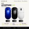 Chuột Gaming Không Dây RAWM Leviathan V4, Cảm Biến PAW3950, Nordic nRF54L15, Dual 8K, RawmSpeeed, Pin 500mAh, 150H, ~55g, Lớp Phủ THERMO-SENSITIVE