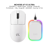 Chuột Gaming Không Dây Mchose A7 V2 Pro+/Ultra+ Đế Sạc Từ Tính, PAW 3950TI, Realtek Chipset, 42000 DPI, Dongle 8K, Siêu nhẹ 59g, Pin 500mAh