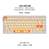 Bàn Phím Gaming HE Atk Rs7 Air, Polling Rate 8K, Độ Chính Xác 0.001mm, Scan Rate 256K, Độ Trễ 0.08ms, RGB 16.8 triệu màu