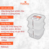 Set 03 Hộp Chia Thức Ăn Dặm Cho Bé NAKAYA 200mL