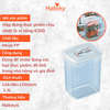 Hộp nhựa đựng thực phẩm nắp dẻo, dáng cao 1,3L NAKAYA