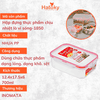 Hộp đựng thực phẩm chịu nhiệt lò vi sóng 700ml-1850