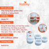 Bộ 3 Hộp Nhựa Tròn Đựng Thực Phẩm NAKAYA 180mL