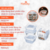Hộp đựng thực phẩm chịu nhiệt lò vi sóng - K300-1