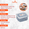 Hộp đựng thực phẩm vuông Nakaya Pack B 900ml