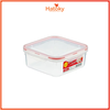 Hộp nhựa nắp silicon vuông 730ml INOMATA