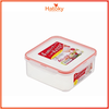 Hộp nhựa nắp silicon vuông 730ml INOMATA