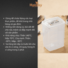 Hộp nhựa đựng thực phẩm nắp dẻo, dáng cao 1,3L NAKAYA