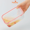 Hộp nhựa nắp silicon vuông 730ml INOMATA