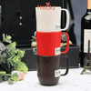 Cốc Nhựa Inomata Mug Cup Màu Đỏ 350ml