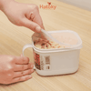 Hộp Đựng Thực Phẩm Nakaya Nắp Mềm Có Tay Cầm 800ml - K494