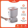 Thùng đựng gạo thông minh - Màu trắng viền xám