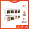 Set hũ gia vị gắn tường - set 4 hũ