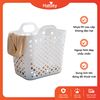 Giỏ đựng đồ đa năng có tay cầm 3002 - size M Trắng