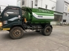 Bồn trộn bê tông ngửa 2 trục không có động cơ 3 khối gắn trên xe tải