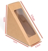 Hộp tam giác đựng bánh Sandwich 12cm x12cmx17cmx6,5cm