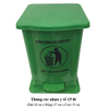 THÙNG RÁC NẮP KÍN 15 LÍT