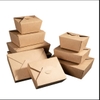 DNP2-15X15X15 cm  Hộp đựng giấy Kraft đựng đồ ăn sáng dùng một lần cho nhà hàng Hộp đựng đồ ăn trưa bằng giấy mang đi