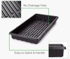 Khay gieo hạt bằng nhựa dày 750 x 480mm màu đen