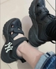 Giày Sandal MLB BigBall Chunky Mask NY - ĐEN - 3ASDCH143-50BKS