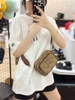 Túi Đeo Chéo Nữ MLB Monogram Jacquard New York Yankees 7ACRMDA4- 50BGS Màu Nâu Be NY