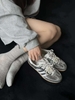 Giày Adidas Samba OG Silver Metallic Cracked JR0035