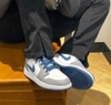 GIÀY Nike Air Jordan 1 Mid GS 'True Blue Cement' DQ8423-014-3