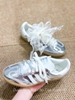 Giày Adidas Samba OG Silver Metallic Cracked JR0035