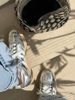 Giày Adidas Samba OG BẠC Silver Metallic Cracked JR0035