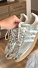 Giày Adidas Samba OG BẠC Silver Metallic Cracked JR0035