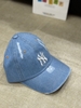 MŨ MLB XANH DENIM LA/NY/NY DENIM