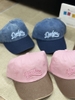 MŨ MLB YANJEES HỒNG NÂU DENIM
