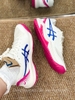 Giày PICK Asics Tennis Pickleball BE HỒNG TRẮNG 1042A237 105