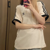 Áo Polo Adidas Ngắn Tay BE ĐEN Waffle - JV9265