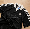 ÁO POLO ADIDAS ĐEN ÁO THỦ MÔN CÓ CỔ - JX8980