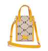Túi Phonebag MLB vàng NY Tote mini - 3ACRH012N-50BGS