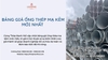 Bảng giá ống thép mạ kẽm mới nhất 2026 theo quy cách, số lượng