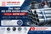 Ống thép mạ kẽm nhúng nóng tiêu chuẩn ASTM A53
