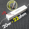 Điện Trở Sứ Râu Tròn Chân Đồng 20W