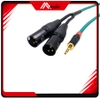 Dây 3.5mm ra 2 đầu canon Đực