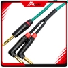 Dây 6.35 mm Stereo ra 2 đầu 6.35 mm Cong