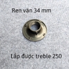 Họng treble tròn 88m ren 34mm