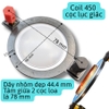 Coil treble 450 dây nhôm dẹp cọc lục giác cuộn dây 44.4mm khoảng cách giữa tâm 2 cọc loa là 78mm
