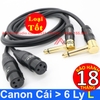 Dây Canon Cái ra 6 ly Cong Canare , Giá 2 sợi như hình