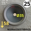 Màng loa bass 25 MN004HV